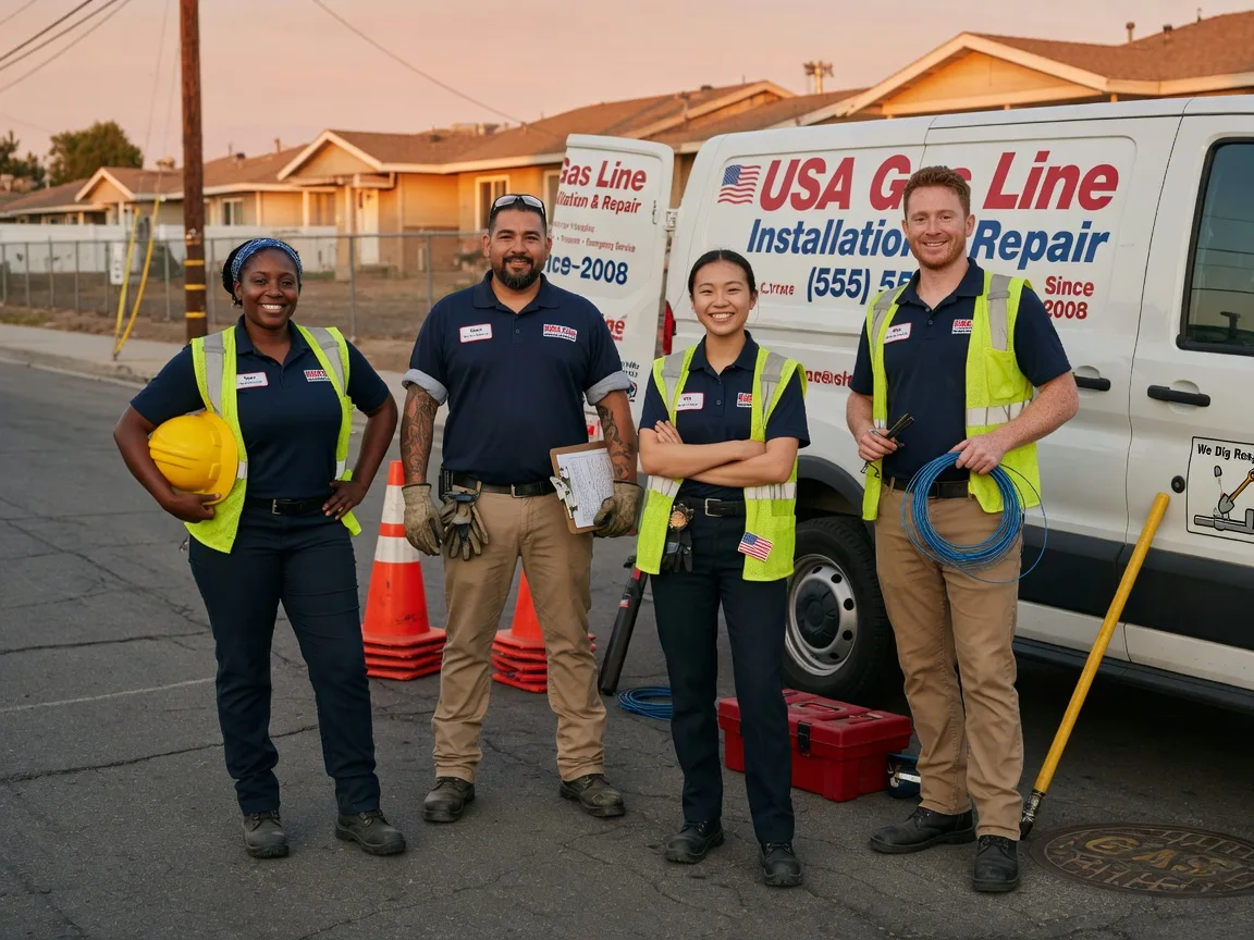 Gas Line Installation company in Pleasantville, PA